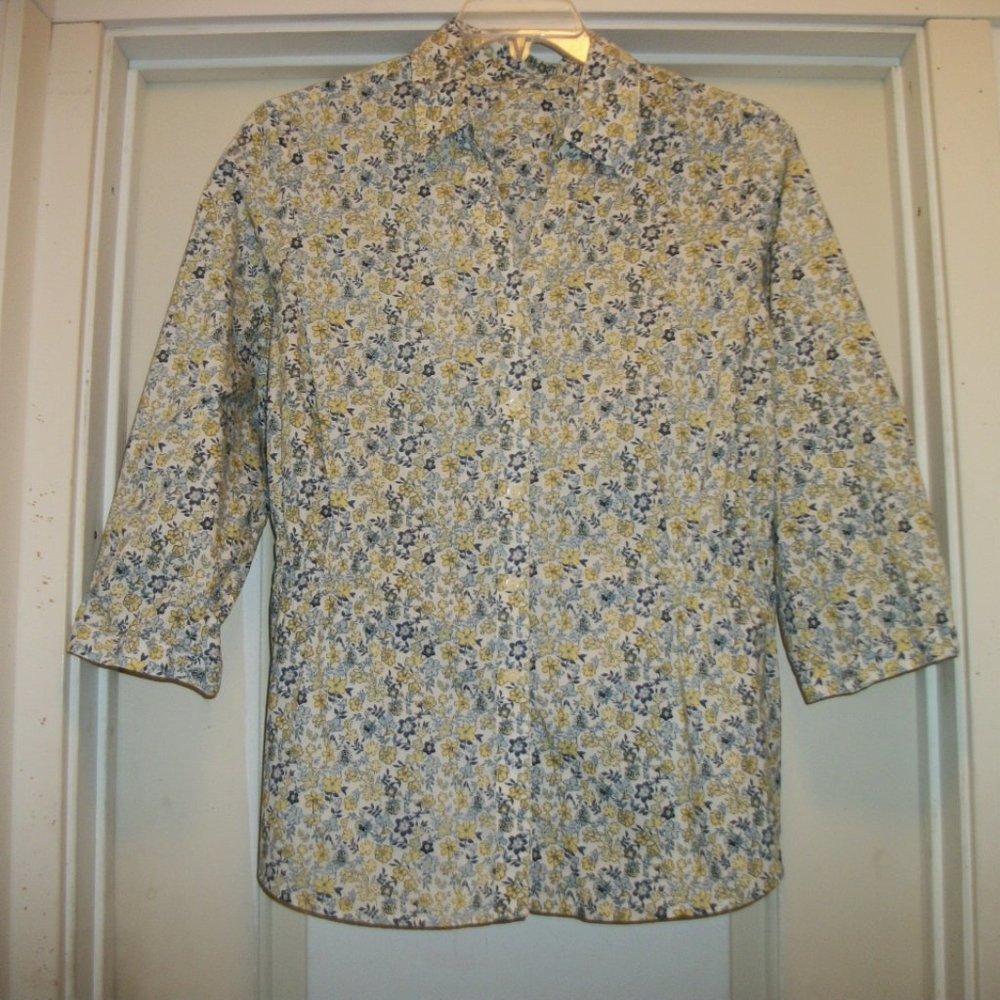 COTTAGECORE PRAIRIE RETRO LITTLE FLOWERS BLOUSE XL